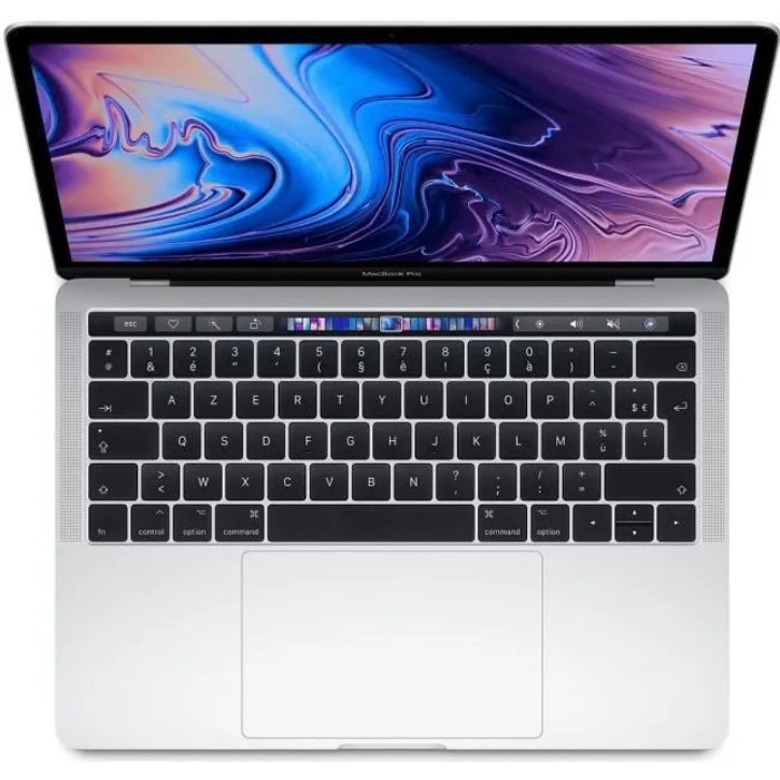 MacBook Pro Apple con Touch Bar de 15 pulgadas, 2018 i7 - 2.6 GHz - 16 GB RAM - 512 GB SSD - Plata - Recondicionado - Estado muy bueno