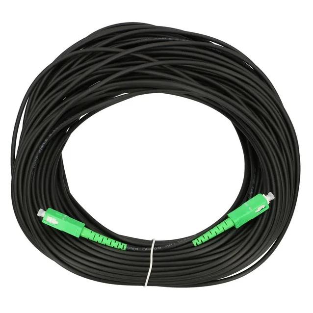 Extralink SC/APC-SC/APC Simplex Patchcord, 10m Round Drop Cable