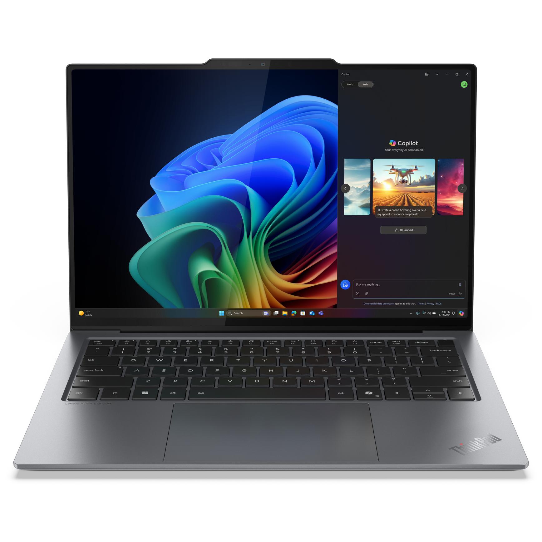 Lenovo ThinkPad X9-14 Gen 1 Aura Edition Copilot+ PC - Intel Core Ultra 5 14" Touchscreen Laptop