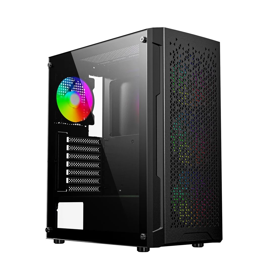 Boîtier de jeu Gembird Fornax 400X ARGB - Noir