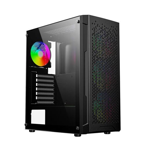 Caja de juego Gembird Fornax 400X ARGB - Negra