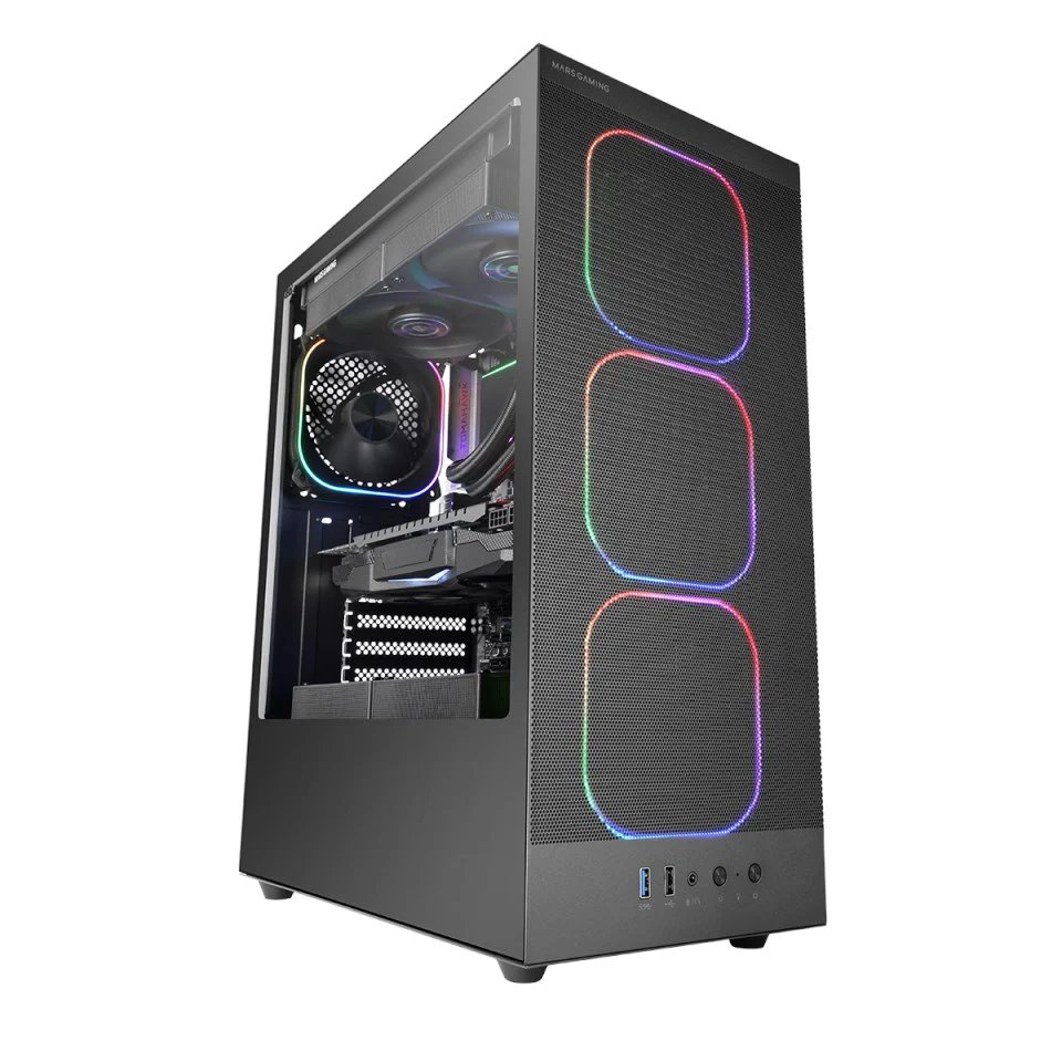 Tacens Mars MC-Nebula ATX Case - 4x120mm ARGB