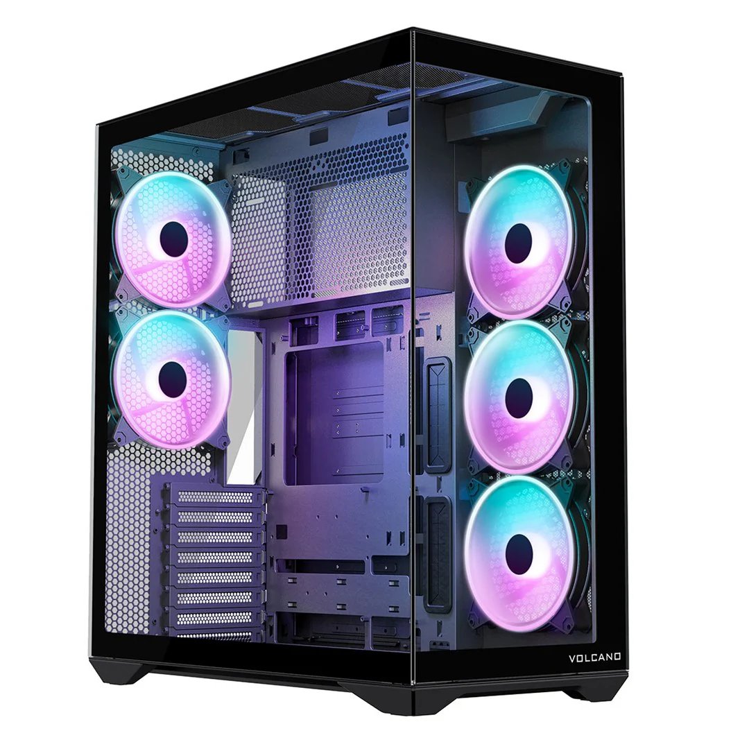 Modecom Volcano SPACE XL ARGB Full Tower 5F, Black