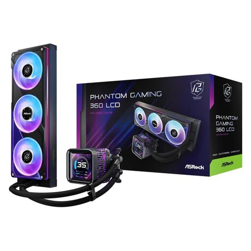 ASRock Phantom Gaming 360 Refrigeración LCD