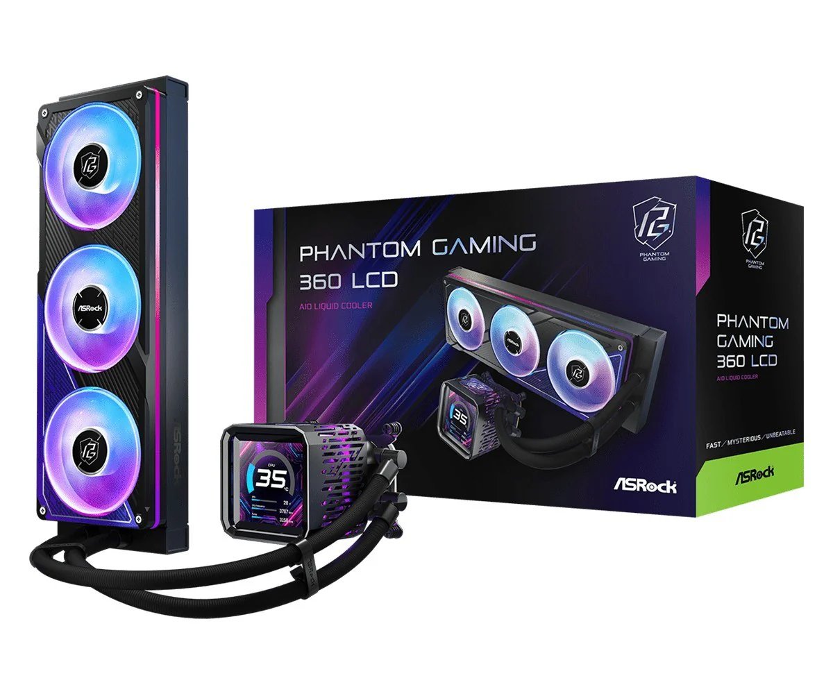 ASRock Phantom Gaming 360 Refrigeración LCD
