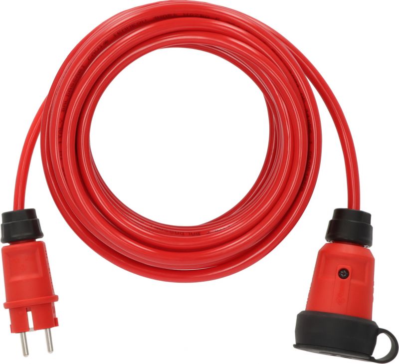Brennenstuhl 16A Power Extension Cable, Black and Red, 10m (9161100210)