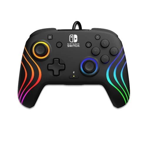 Controlador PDP Afterglow Wave Negro para Nintendo Switch (500-237-BK)