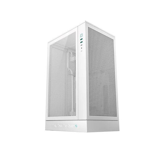 Caja Deepcool CH270 Digital de vidrio templado blanco ATX