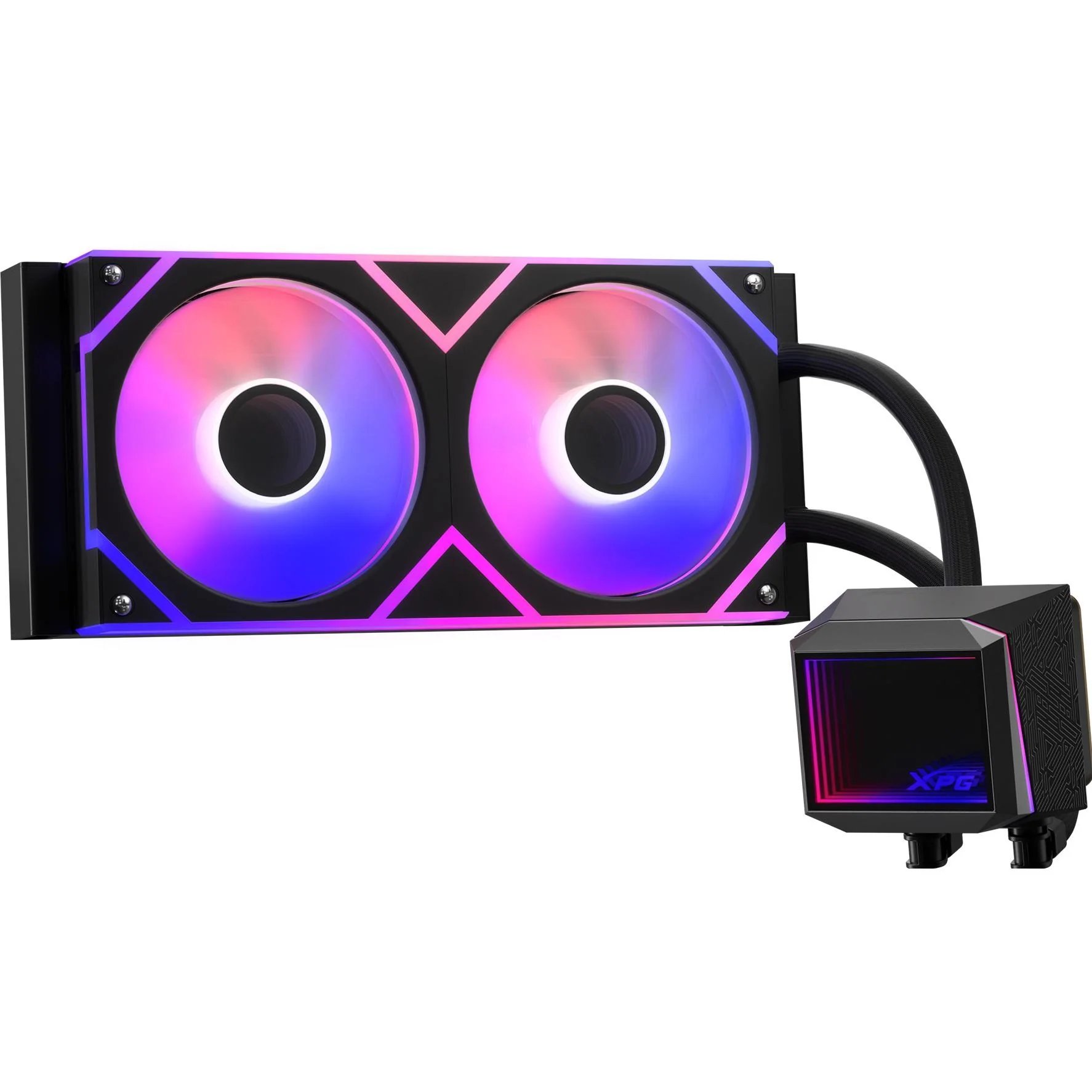 XPG WAK Levante II 240 2x120mm ARGB Fan Black (75261659)