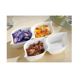 Esmeyer 'JOLIE' 4-Piece Servier Bowl Set, White Porcelain