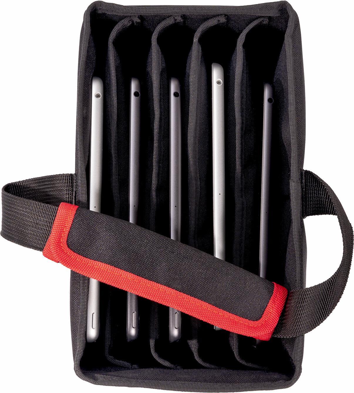 Parat Paraproject Basket - Tablet Sleeve for 5 Tablets - Nylon - Black - up to 27.9 cm (11")