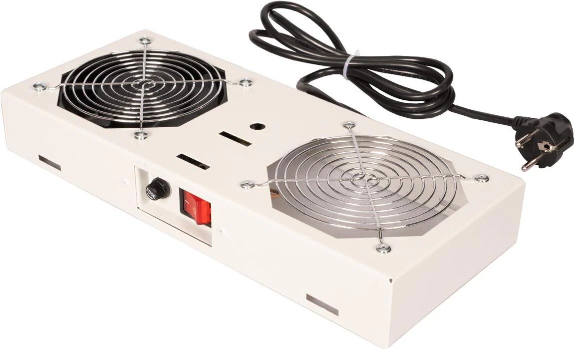 ROLINE Fan Unit 1 Fan for 19 Inch Wall Housing, Grey
