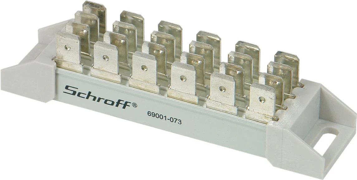 Schroff 4-Pin Ribbon Cable, 24W, Model 69001073