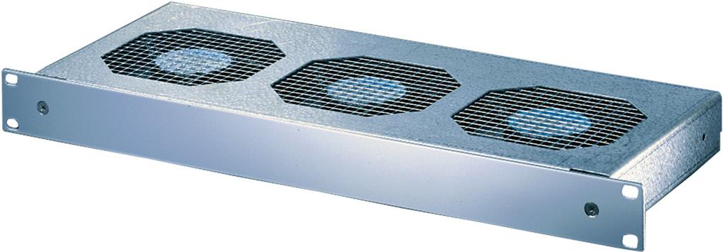 Schroff 1U Fan Tray, 3 Fans, 24V, 1HE