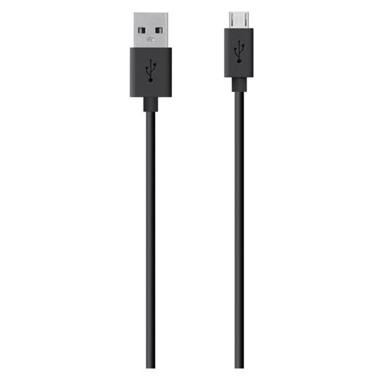 Cable USB Belkin MIXIT - 3 m, Micro-USB B a USB M, USB 2.0, Negro