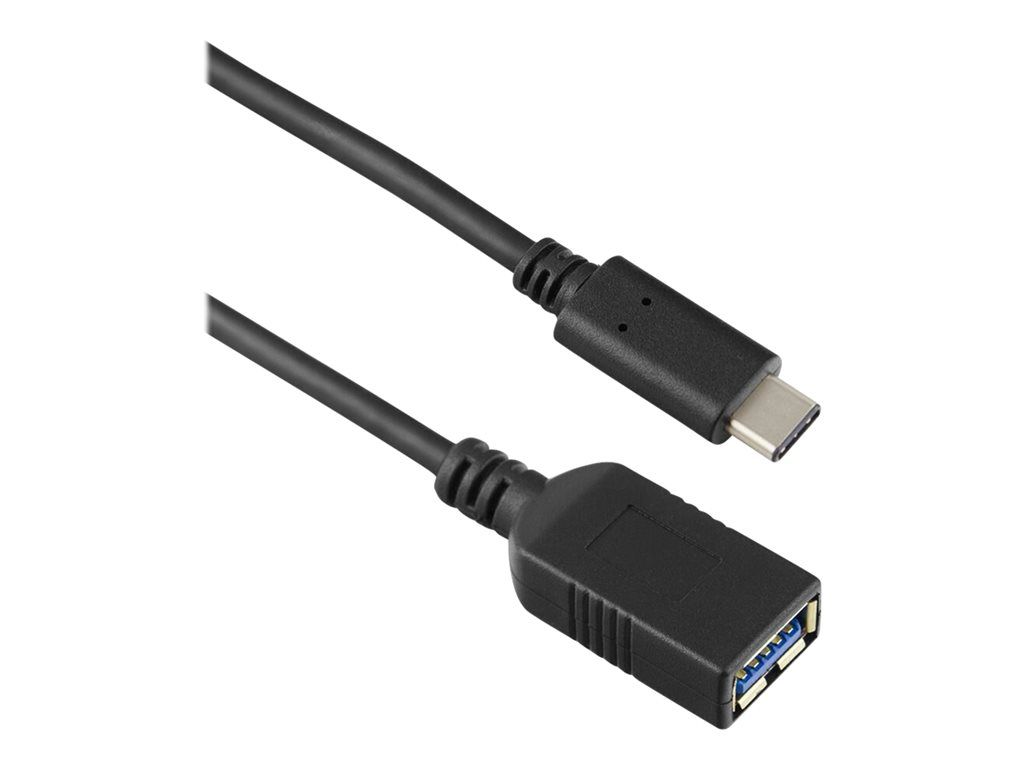 Targus USB-C to USB Type-A Adapter - 3A, 15cm - Black