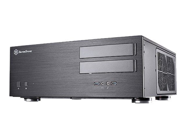 SilverStone Grandia GD08 Tour Case - Black - USB/Audio