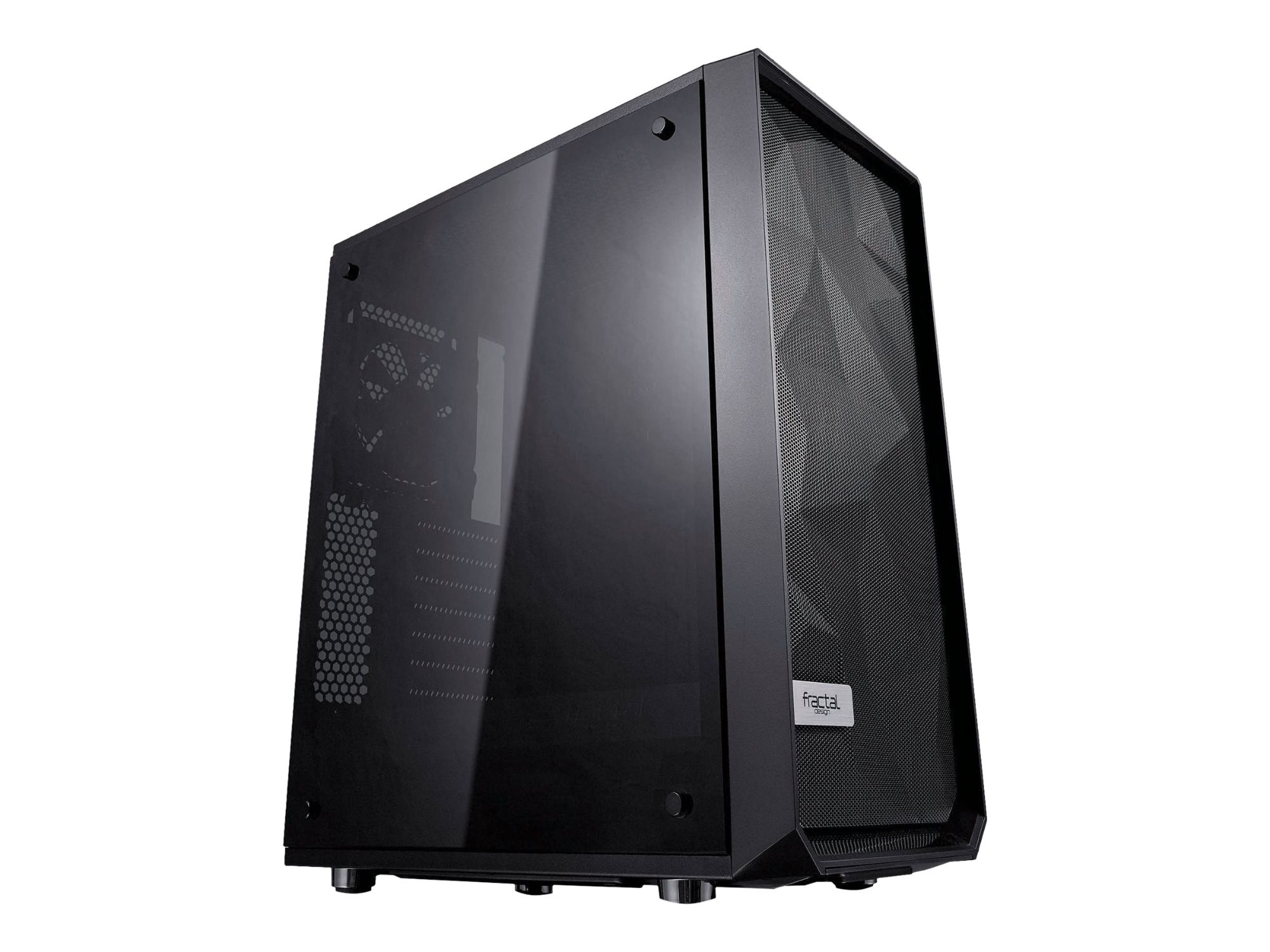 Fractal Design Meshify C - Dark TG - Tour Case - Black - No Power Supply (ATX) - Glass Side Panel