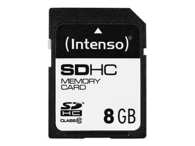 Tarjeta de memoria flash Intenso 8 GB Clase 10 SDHC