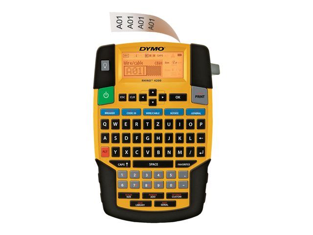 DYMO Rhino 4200 Label Writer Kit - Monochrome - Thermal Transfer - Roll (1.9 cm)