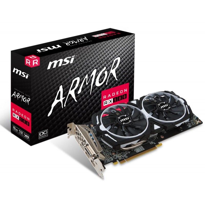 MSI Radeon RX 580 ARMOR 8G OC Graphics Card