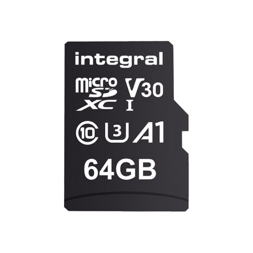 Integral UltimaPro 64GB MicroSDXC UHS-I Card (Class10 / V30 / UHS Class 3)