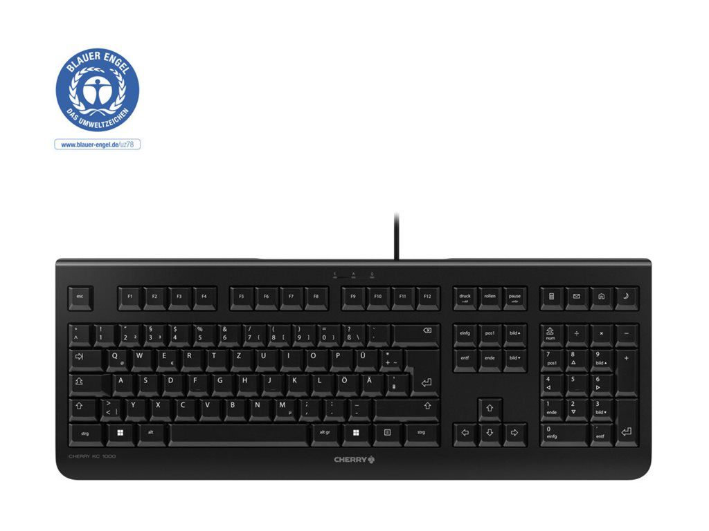 Cherry KC 1000 Keyboard - Black