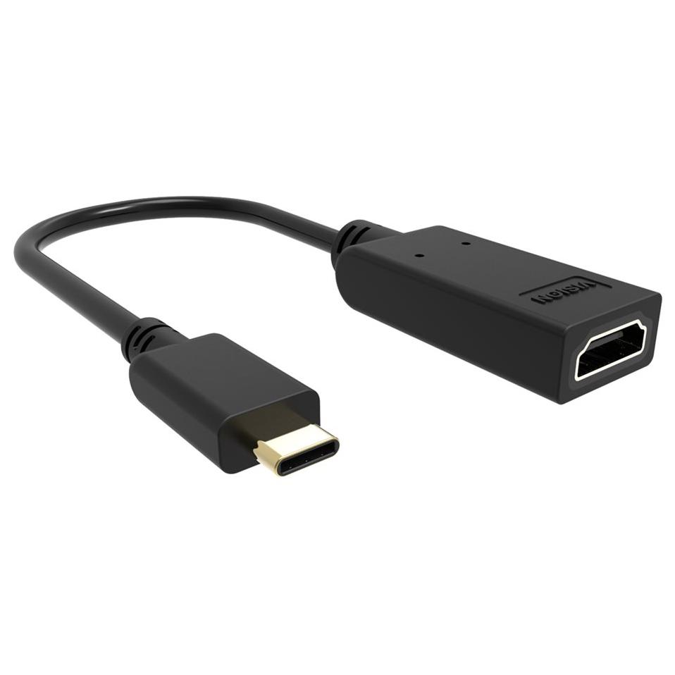 Vision USB-C to HDMI Adapter - Black, 4K60Hz (3840 x 2160)