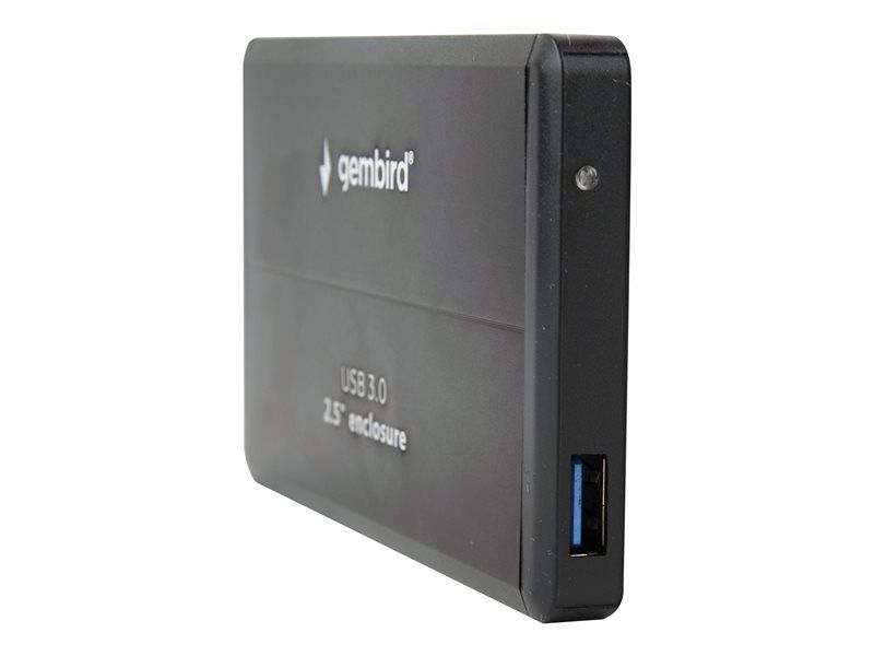 Gembird 2.5-inch External Enclosure - SATA 3Gb/s - USB 3.0 - Black