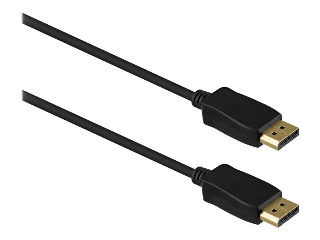 TNB DisplayPort Cable - 2m, Locking DisplayPort (M) to DisplayPort (M), 4K Support, Black
