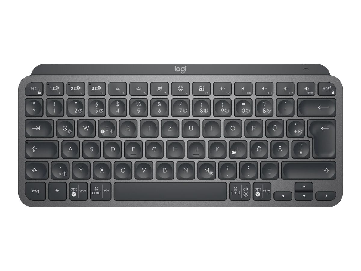 Teclado Logitech MX Keys Mini para empresas - Inalámbrico Bluetooth LE - QWERTY italiano retroiluminado