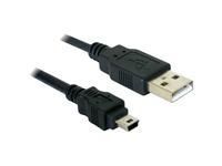 Câble USB Delock - Mini USB Type B (M) vers USB (M) - 1,8 m