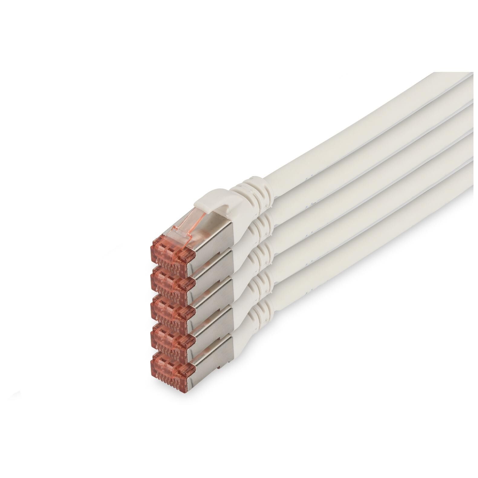 Digitus CAT 6 S/FTP Cable Patch, 5-Pack