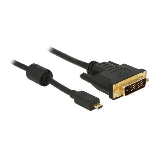 DeLock Micro-HDMI to DVI-D Cable 1m Black