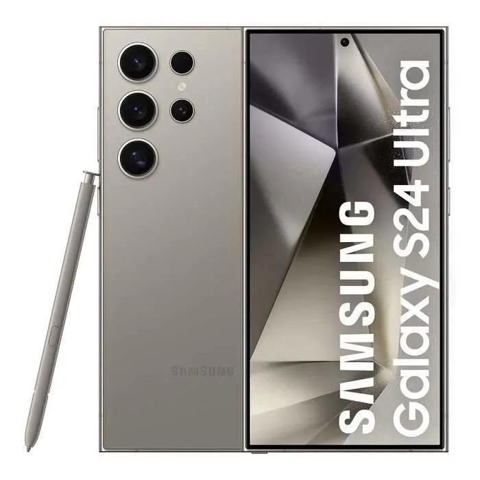 Samsung Galaxy S24 Ultra Smartphone 256GB Grey (2024) - Refurbished - Excellent Condition