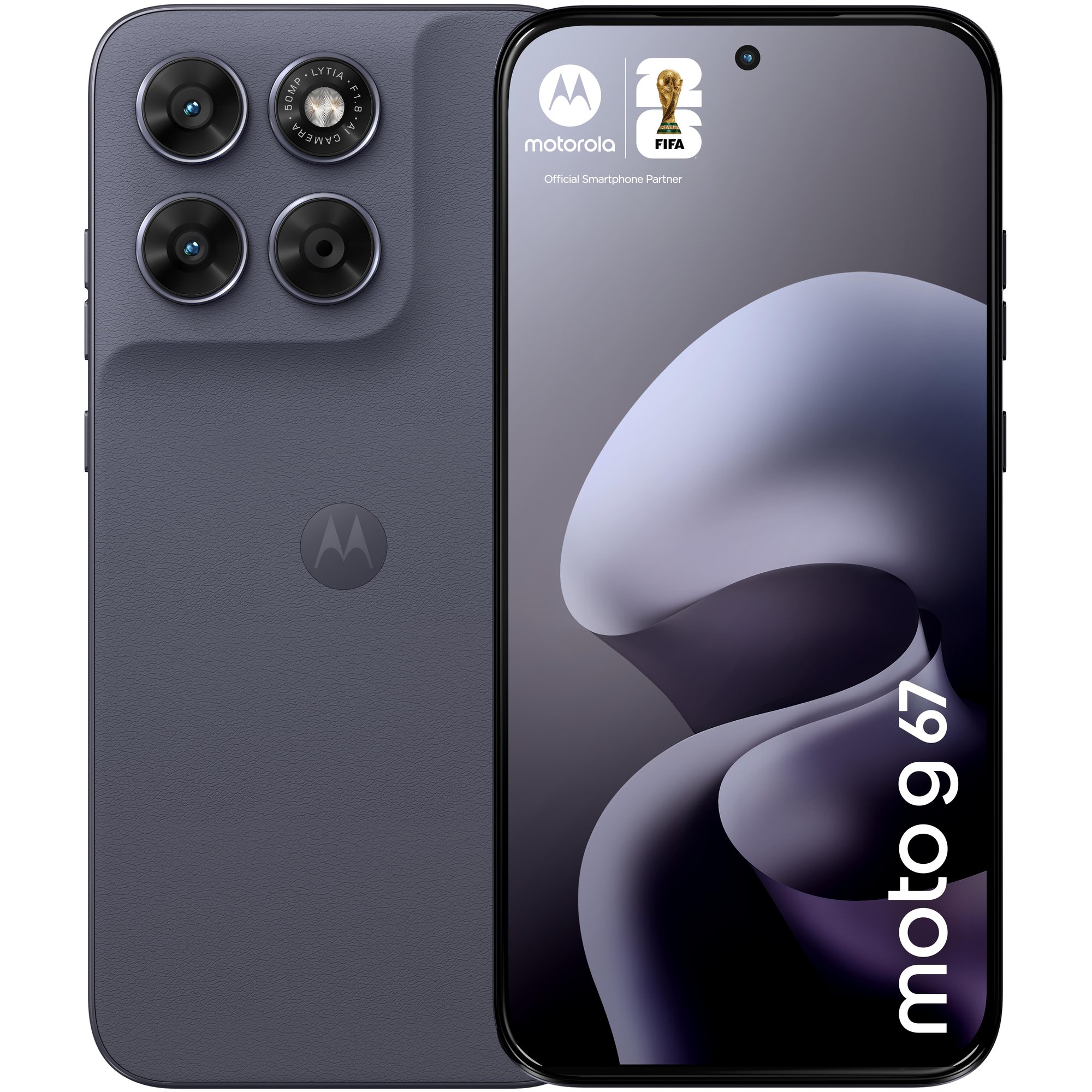 Motorola Moto G67 - 6.8" Hybrid SIM, Android 16.0, 5G, USB Type-C, 8GB RAM, 256GB Storage, 5200mAh Battery, Grey