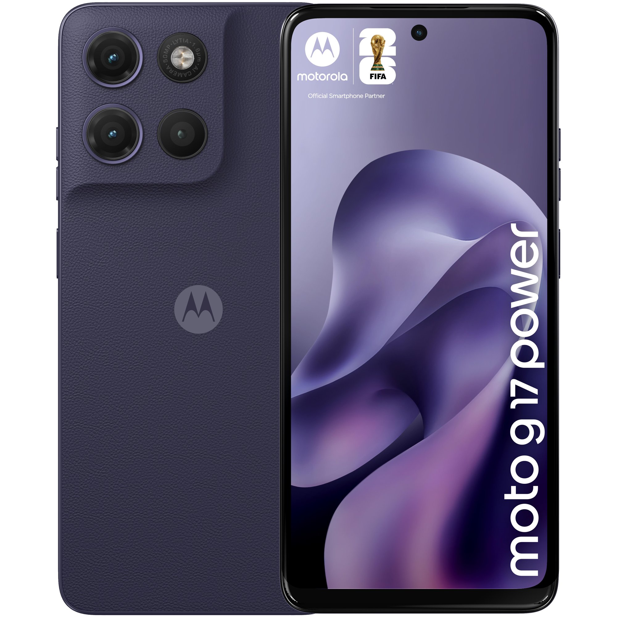 Motorola Moto g17 Power - 6.72" Hybrid SIM, 8GB RAM, 256GB Storage, 6000mAh Battery, Violet