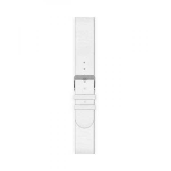 Spc Leather Strap for Smartwatch Pure White