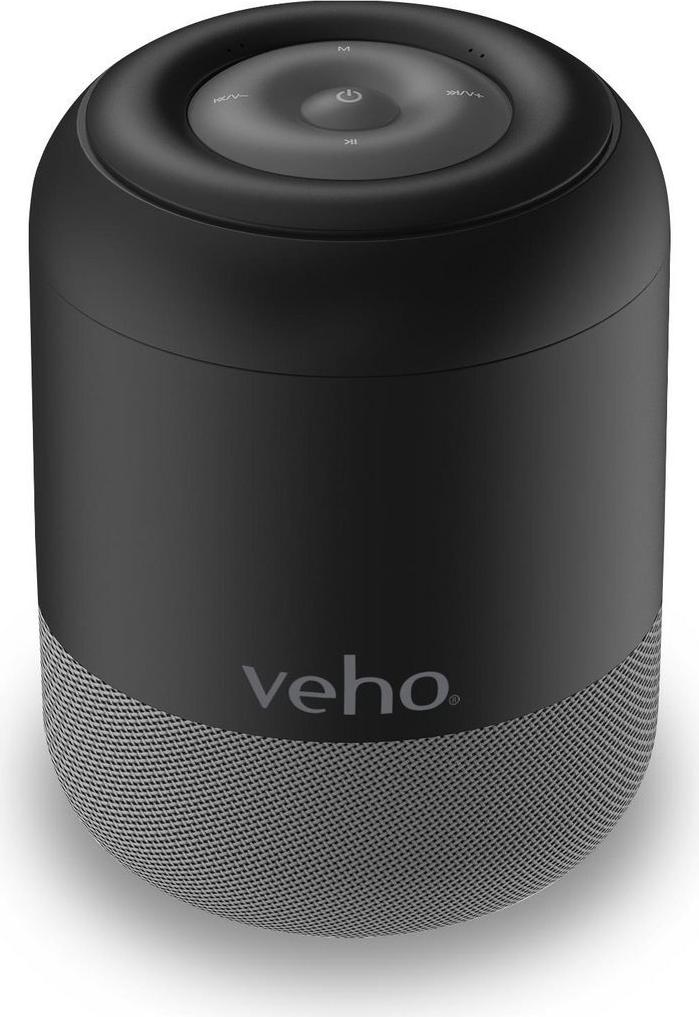 Veho MZ-S Wireless Bluetooth Speaker - Black (12h, 10m Range)
