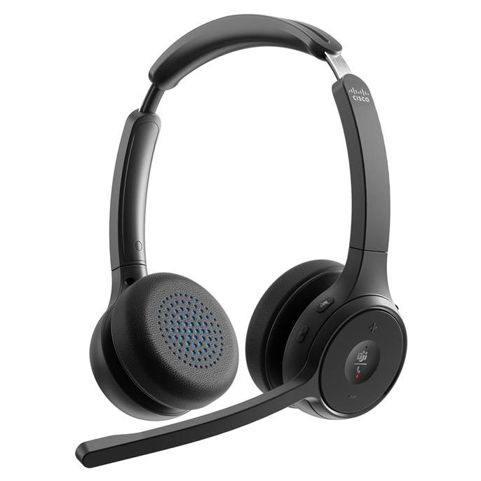 Cisco Headset 722 - Bluetooth Over-Ear Headset - Charcoal Black