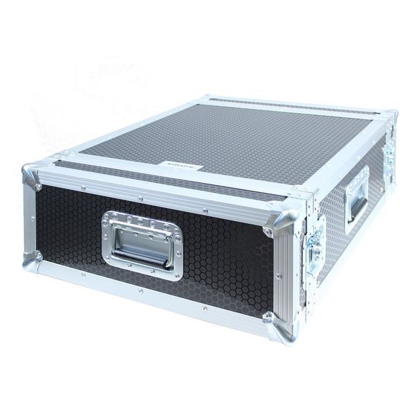 Kimex 19'' Flight Case Rack, Double Door, 4U Capacity