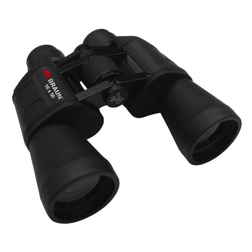 Braun 16x50 Binoculars (BK-7 Porro Prism, Black)