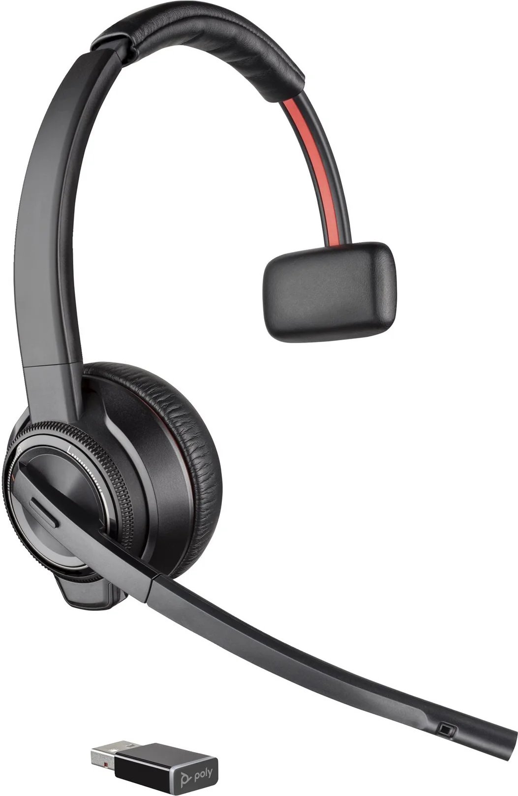 HP Poly Savi 8210 Office DECT Headset, Single Earbud