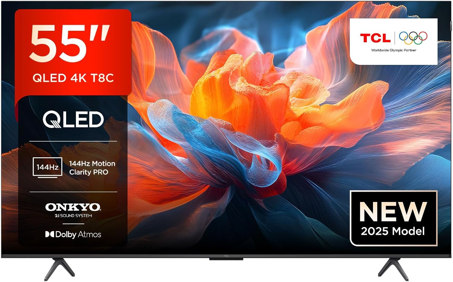 TCL 55T8C 55" QLED 4K HDR Smart TV