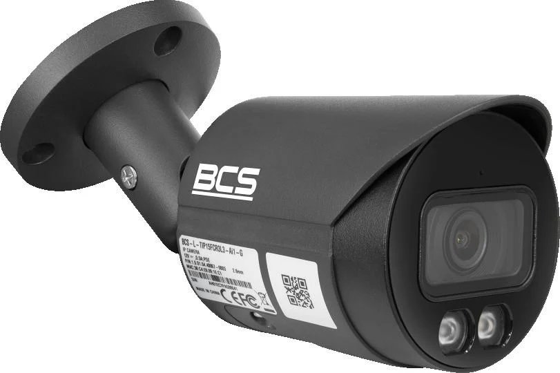 BCS LINE Camera BCS-TIP15FCR3L3-Ai1-G (Size: 15MP, Color: Gray)