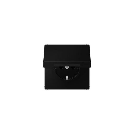 Jung LS 1520 BFKL SWM Black Type F Electrical Outlet