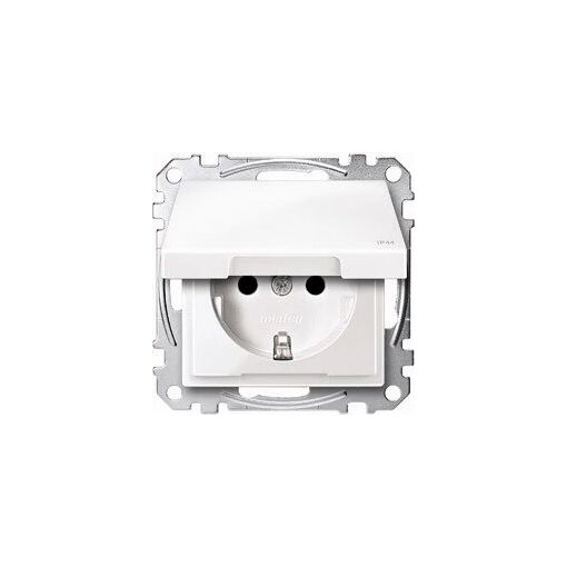 Enchufe Merten CEE 7/3, Aluminio, Termoplástico, 250V, 16A (MEG2314-0460)