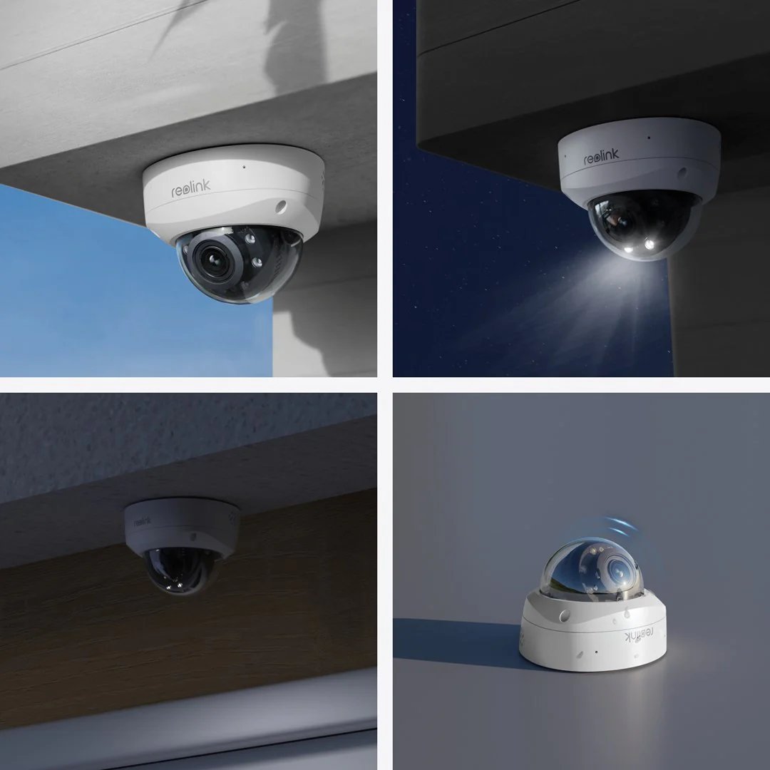 Reolink P437 - 4K Outdoor Camera with Vandal-Proof Design and Night Vision