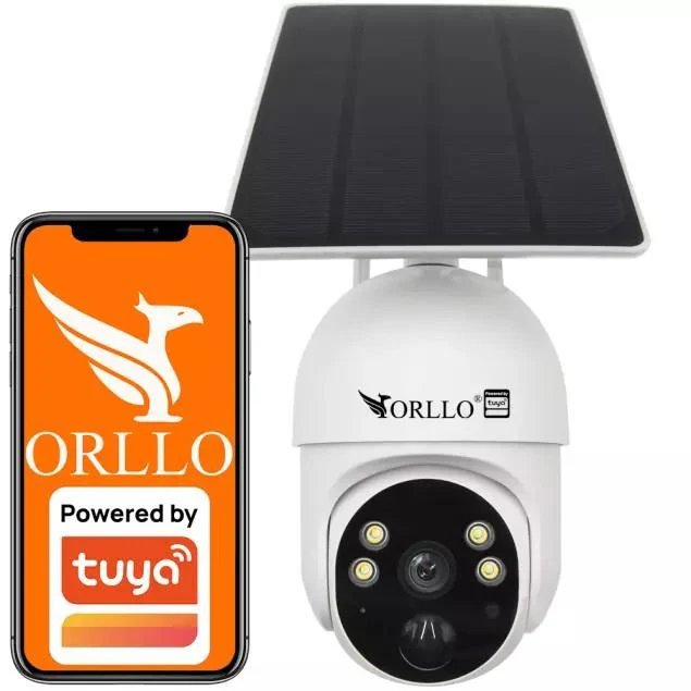 ORLLO TZ1 PRO 4G LTE Wireless IP Camera with Solar Panel