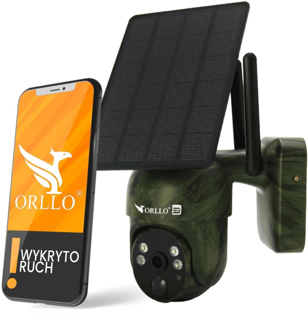 Orllo TZ1 MORO 4G LTE Rotating IP Camera with Solar Panel